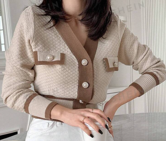 Knitted Long sleeve Top